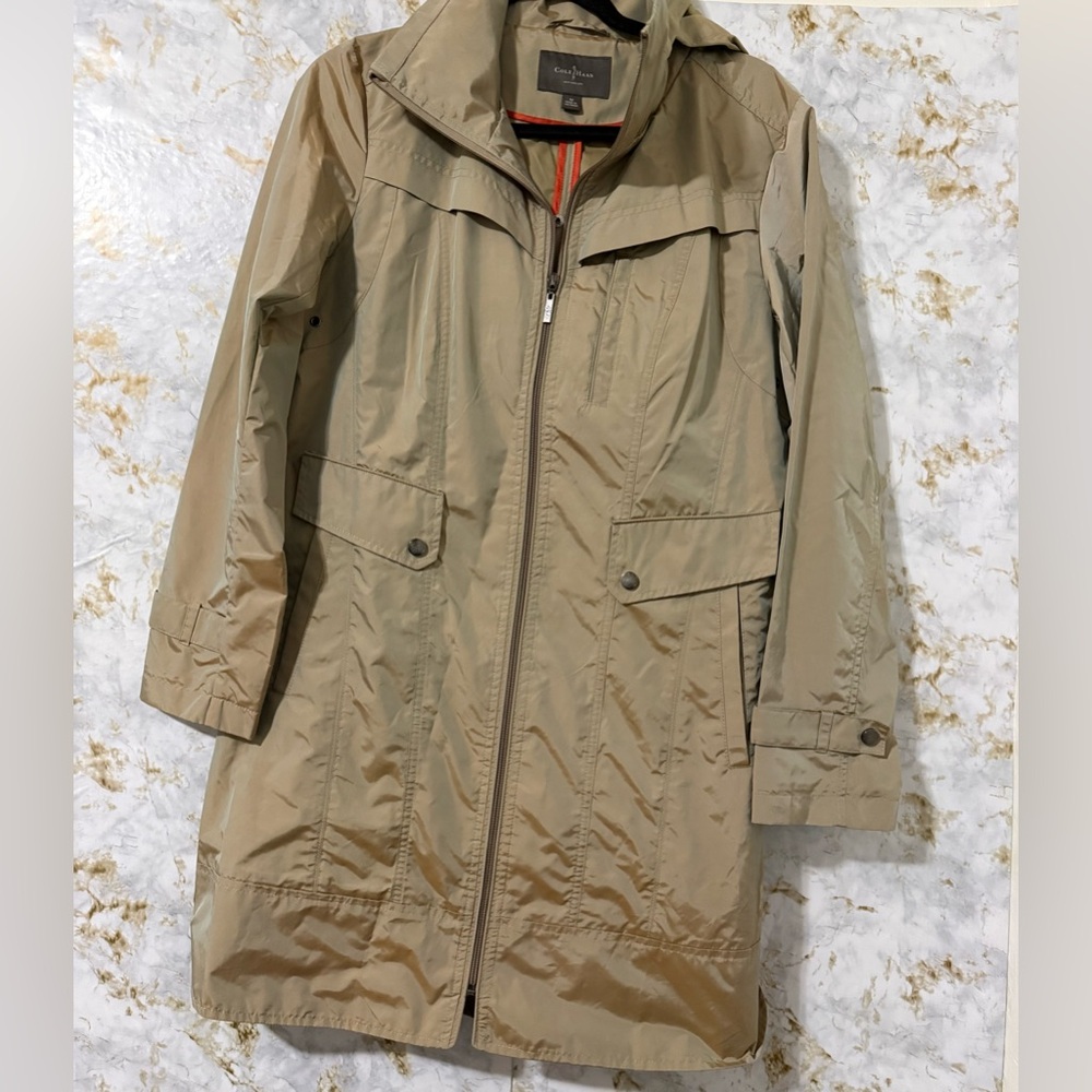 Cole haan Women's Tan Hooded Jacket